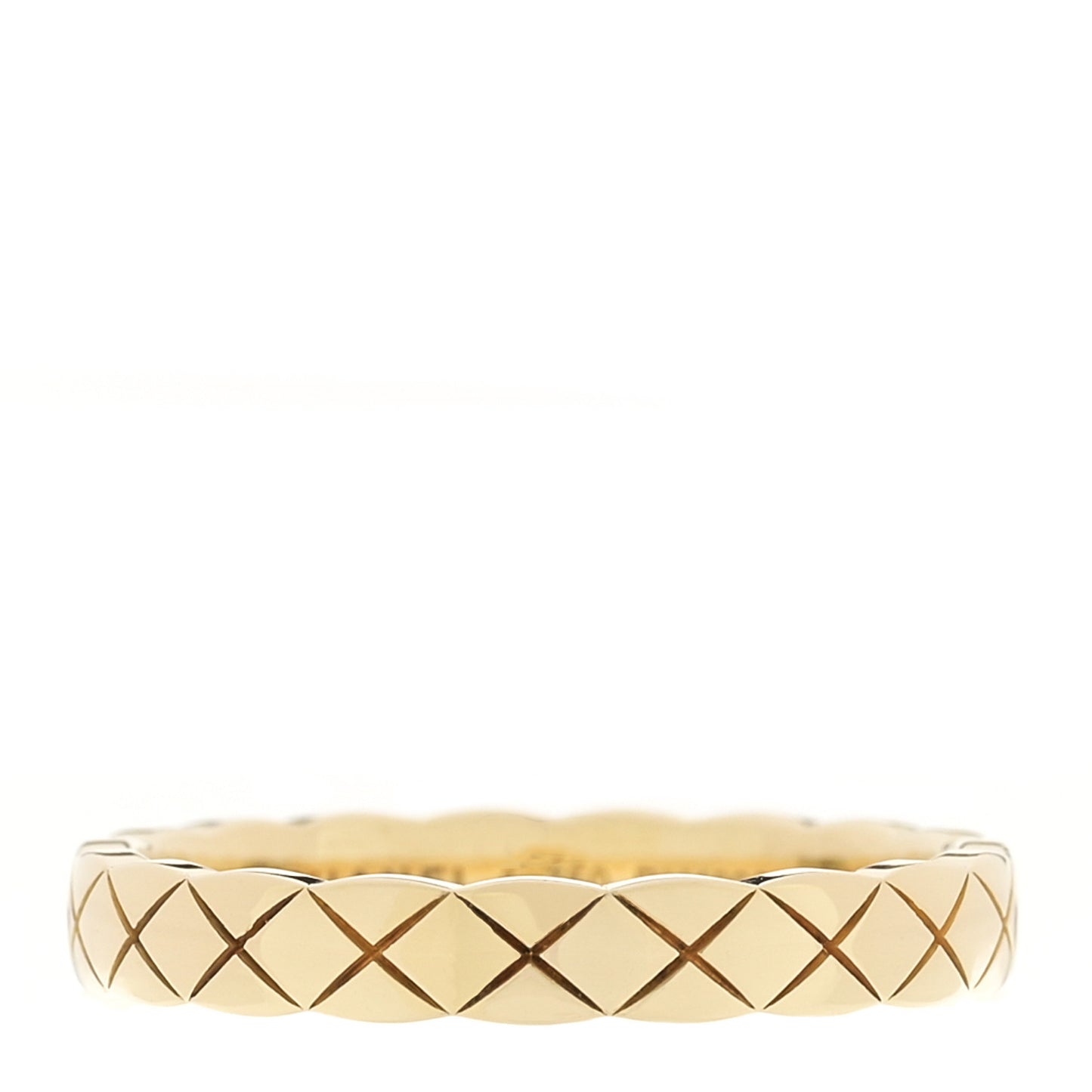 18K Yellow Gold Mini Coco Crush Ring 55 7.25