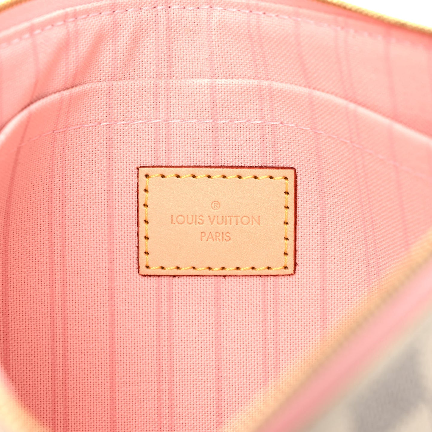 Damier Azur Neverfull MM GM Pochette Rose Ballerine