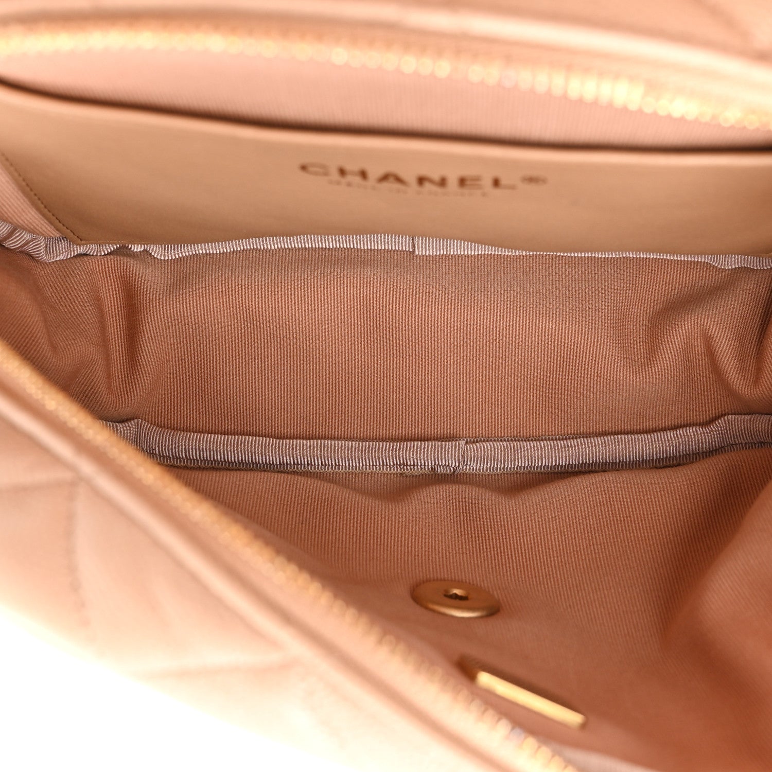 Chanel Caviar Quilted Small Single Flap Beige 5 of 11