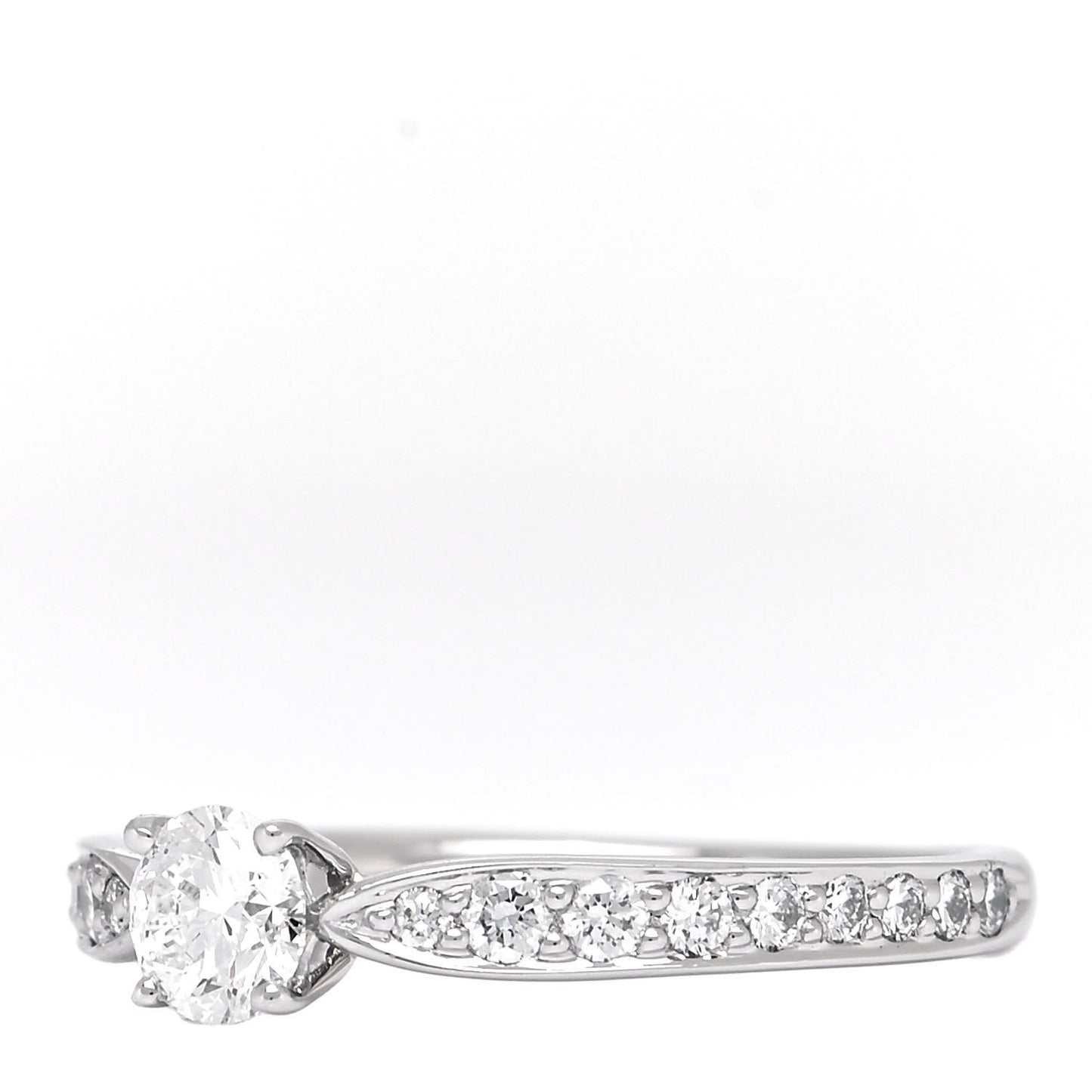 Platinum Diamond .23ct Harmony Round Brilliant Engagement Ring 47 4