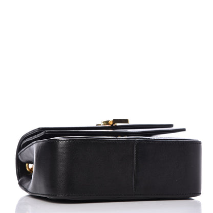 Saint Laurent Lambskin Matelasse Chevron Monogram Small Sulpice Bag Black 4 of 6