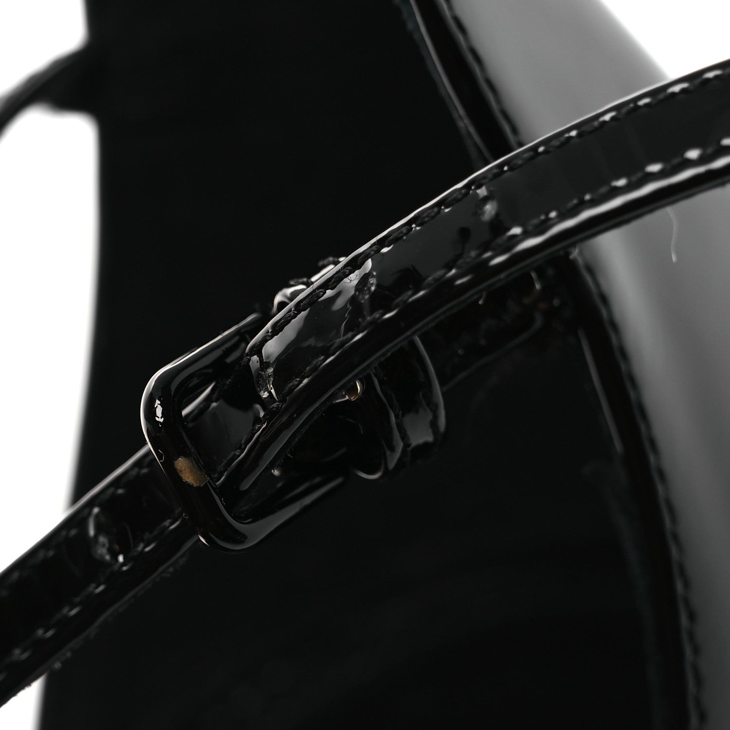 Saint Laurent Patent Calfskin Opyum 110 Sandals 39 Black 39 Black 10 of 12