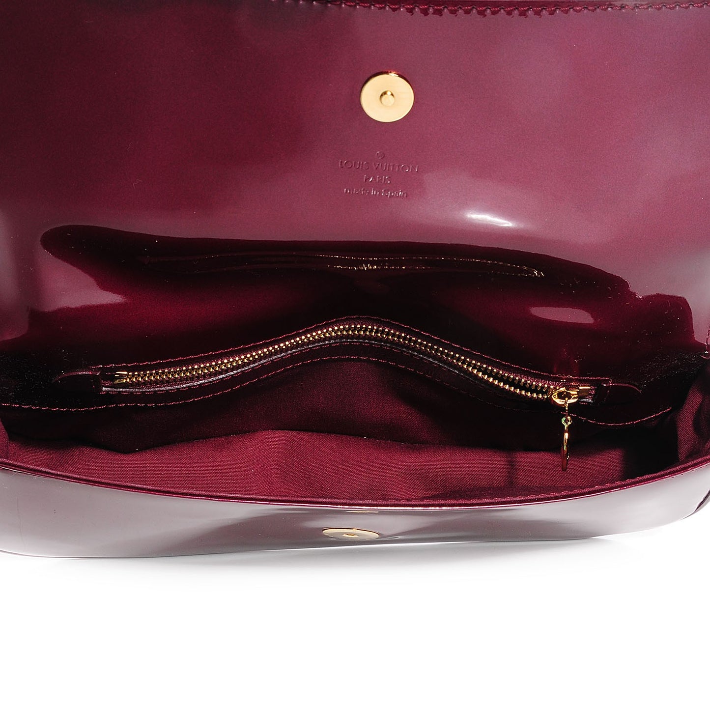 Patent Sobe Clutch Rouge Fauviste