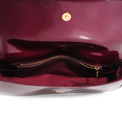 Louis Vuitton Patent Sobe Clutch Rouge Fauviste 7 of 7