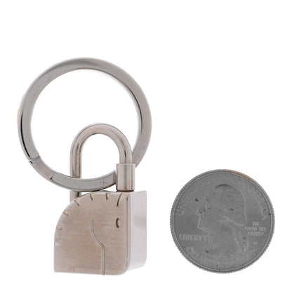 Hermes Palladium Cadenas Horse Key Ring 2 of 5