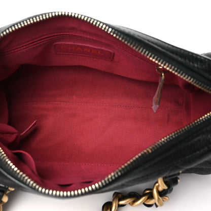 Chanel Shiny Lambskin Quilted Small Fashion Therapy Bowling Bag Black 5 of 10