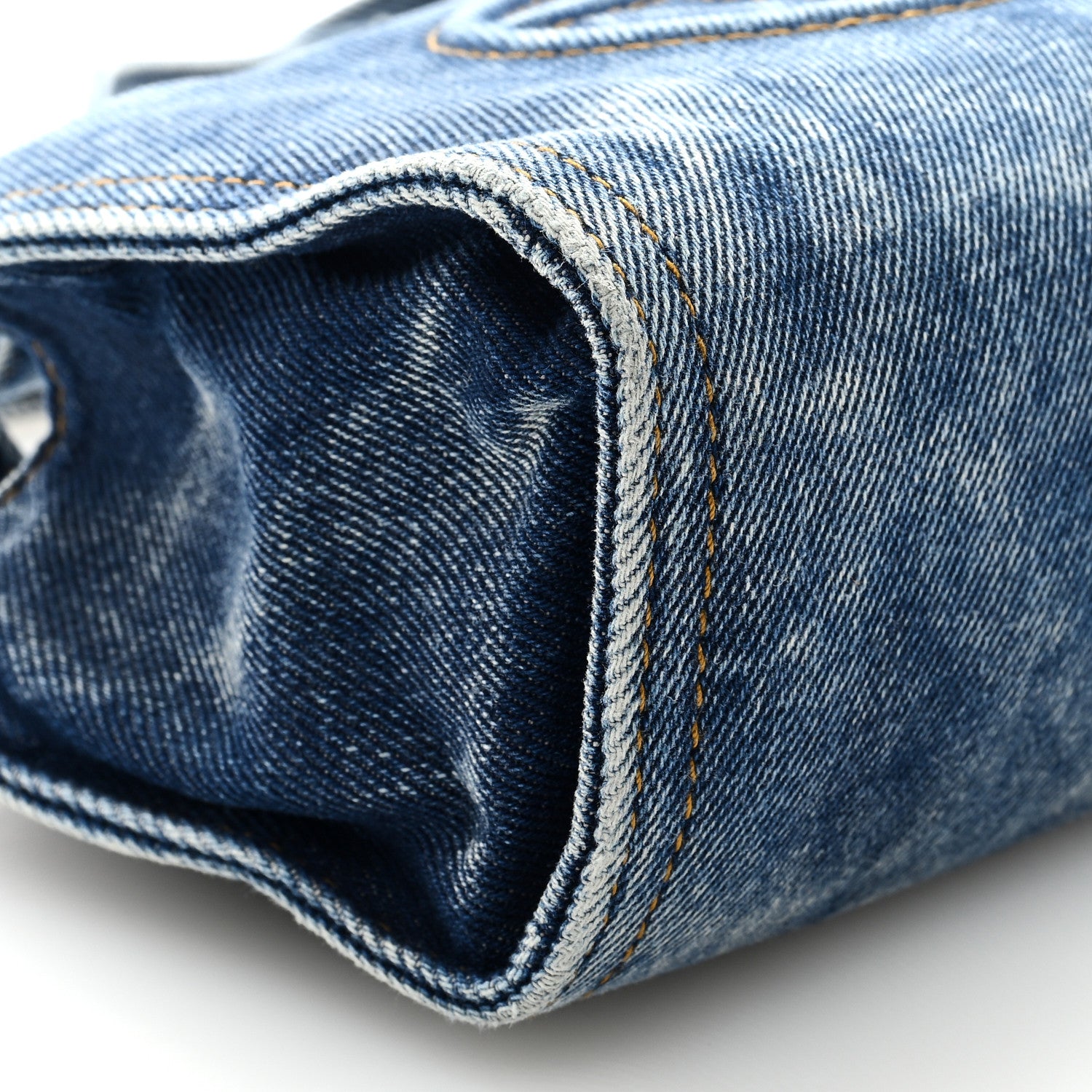 Telfar Denim Small Shopping Bag Blue 7 of 8