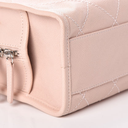 Chanel Caviar Quilted Small Deauville Bowling Bag Light Pink 12 of 13