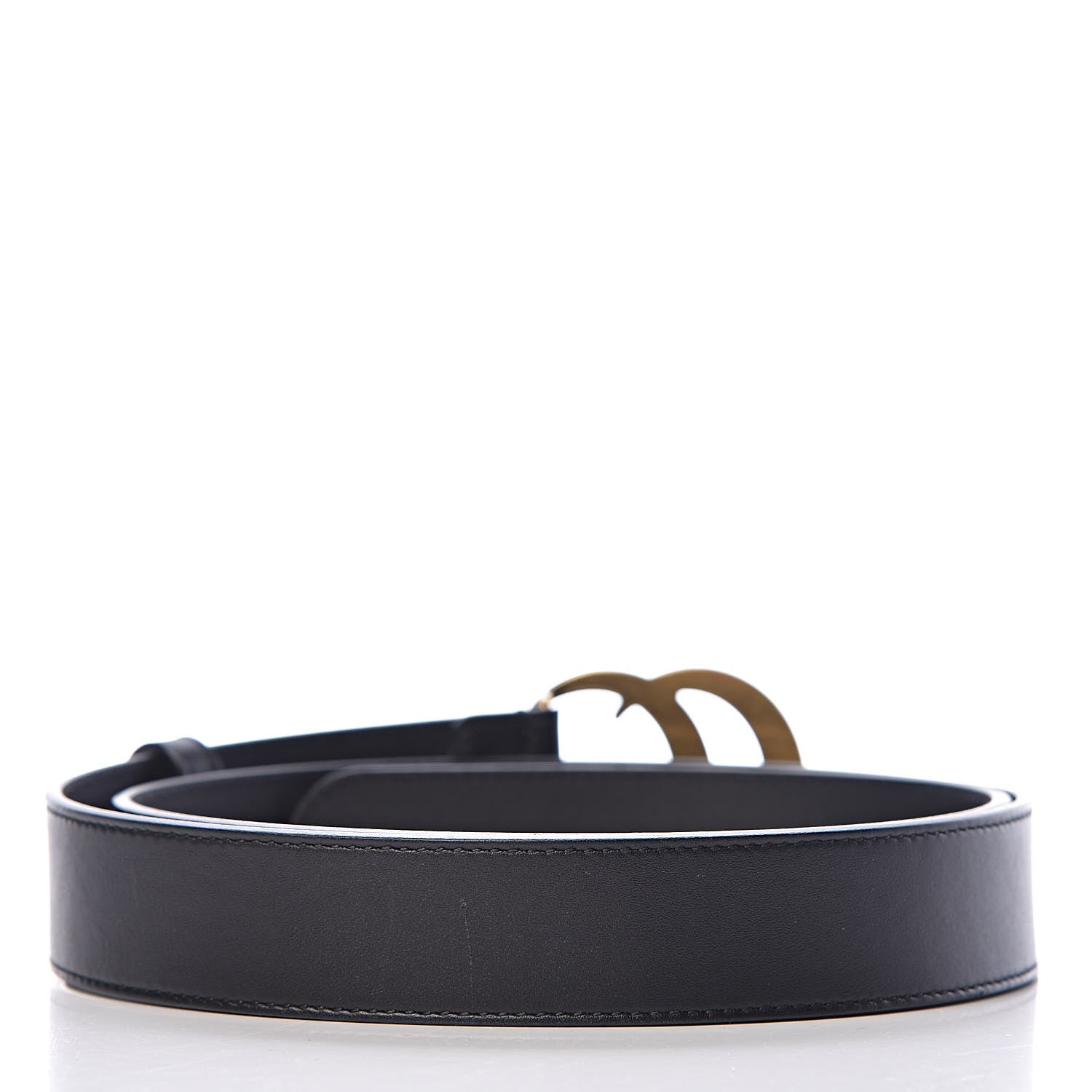 Gucci Calfskin Double G 30mm Belt 90 36 Black 3 of 7