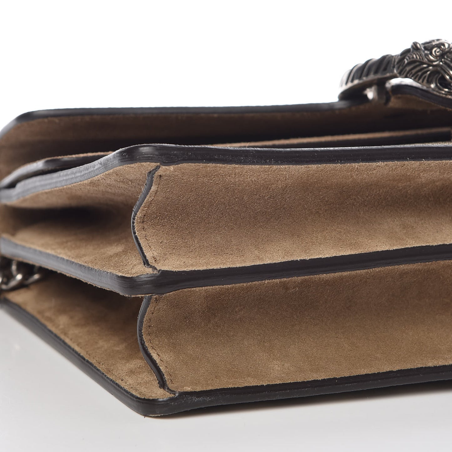 GG Supreme Monogram Small Dionysus Shoulder Bag Taupe