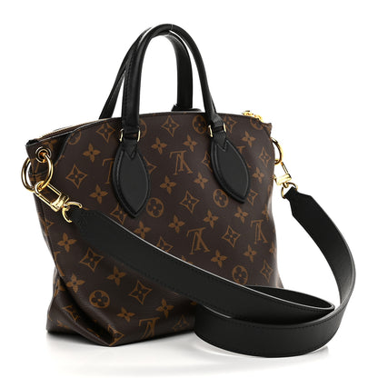 Louis Vuitton Monogram Flower Zipped Tote PM Black 4 of 14