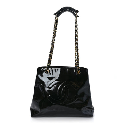 Chanel Patent CC Shoulder Bag Black 1 of 12