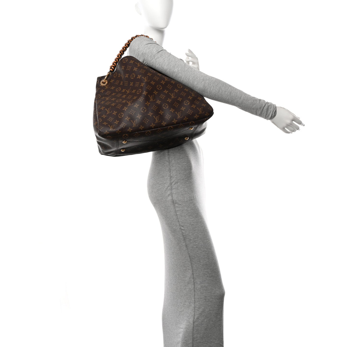 Monogram Braided Artsy MM Safran Imperial