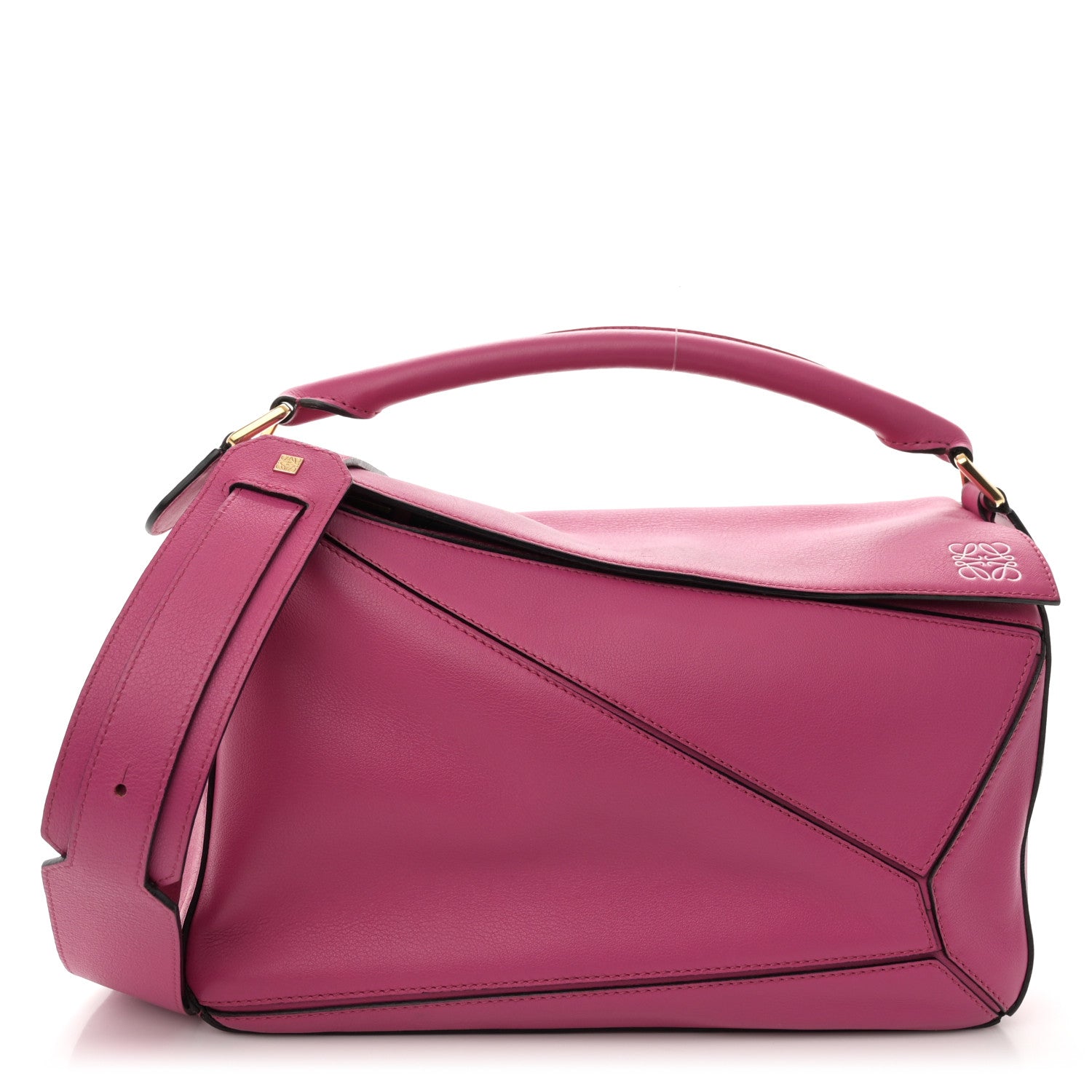 Loewe Calfskin Small Puzzle Bag Fuchsia 1 of 12