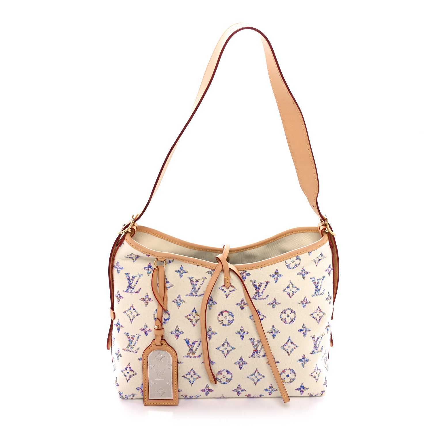 Louis Vuitton Monogram Jacquard CarryAll PM Multicolor Beige 1 of 10