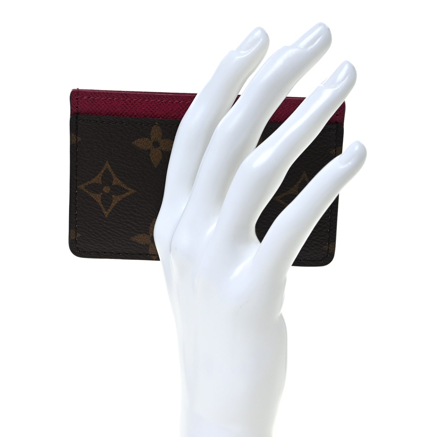 Monogram Card Holder Fuchsia