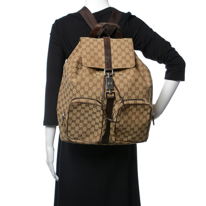 Gucci Monogram Backpack Dark Brown 2 of 21