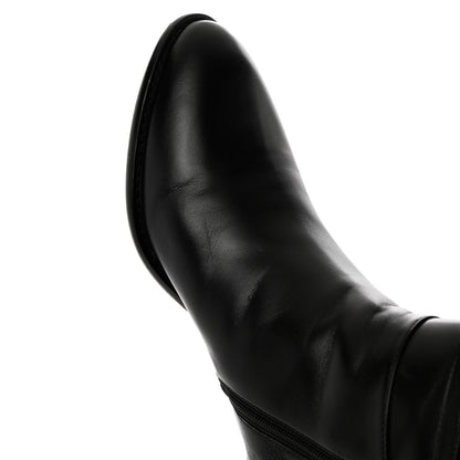 Gucci Nappa Charlotte Ankle Boots 41 Black 10 of 11