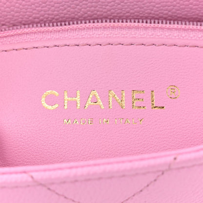 Chanel Caviar Quilted Mini Sweetheart Flap Lilac 6 of 11