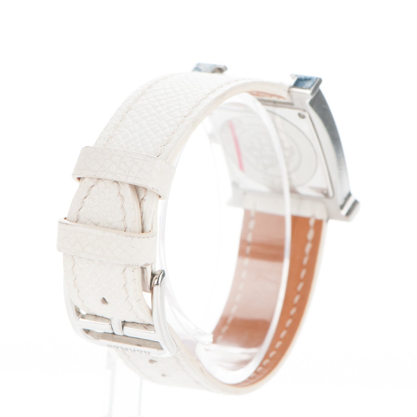 Stainless Steel Epsom 21mm Heure H Hour Quartz Watch Blanc
