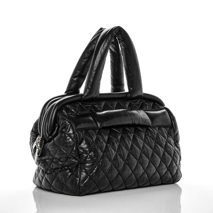 Chanel Lambskin Coco Cocoon Bowler Black 3 of 7