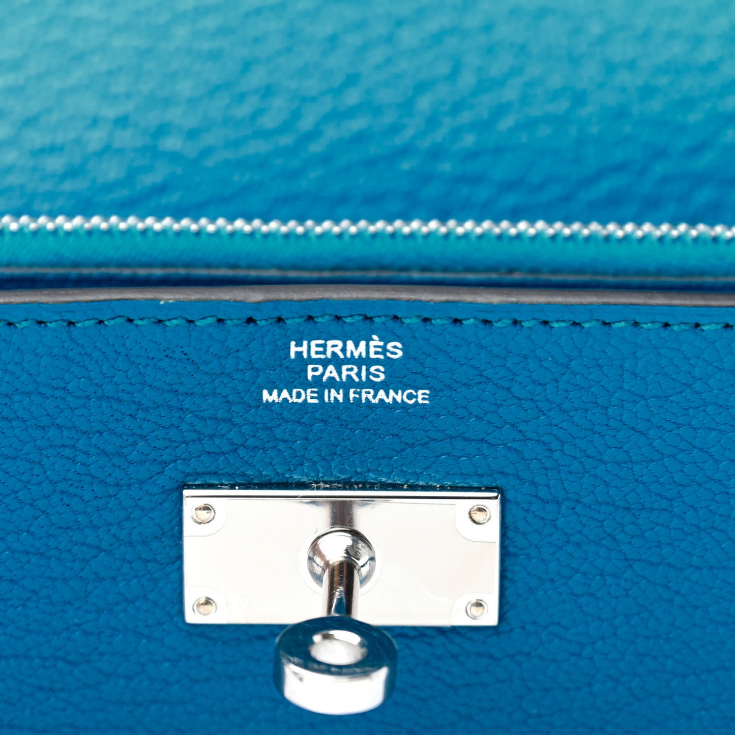 Chevre Mysore Kelly Longue Wallet Bleu Zanzibar