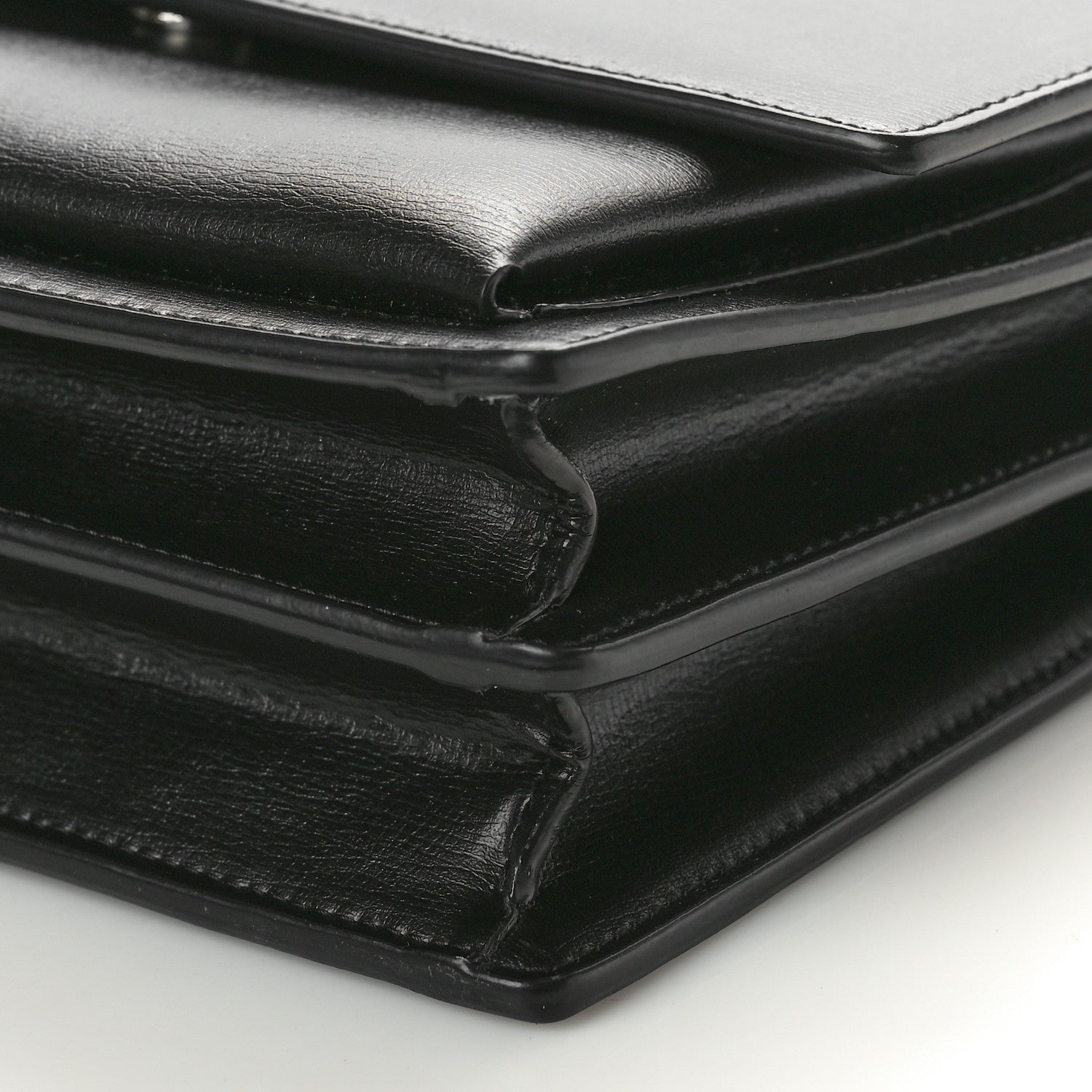 Saint Laurent Calfskin Medium Monogram Sunset Black 10 of 10