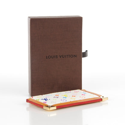 Louis Vuitton Monogram Multicolor Key Pouch White 4 of 7