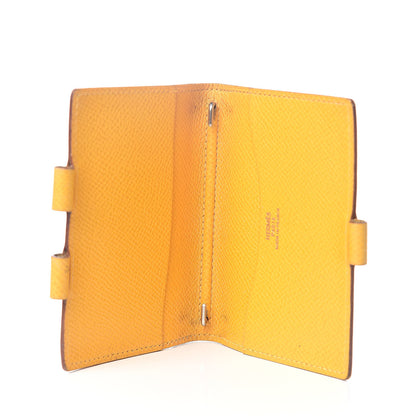 Hermes Courchevel Globe Trotter Agenda Cover PM Jaune 5 of 9