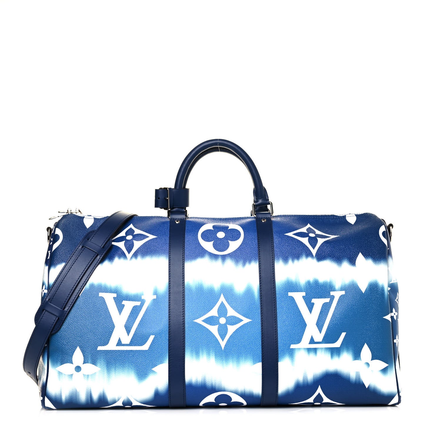 Monogram Escale Keepall Bandouliere 50 Blue