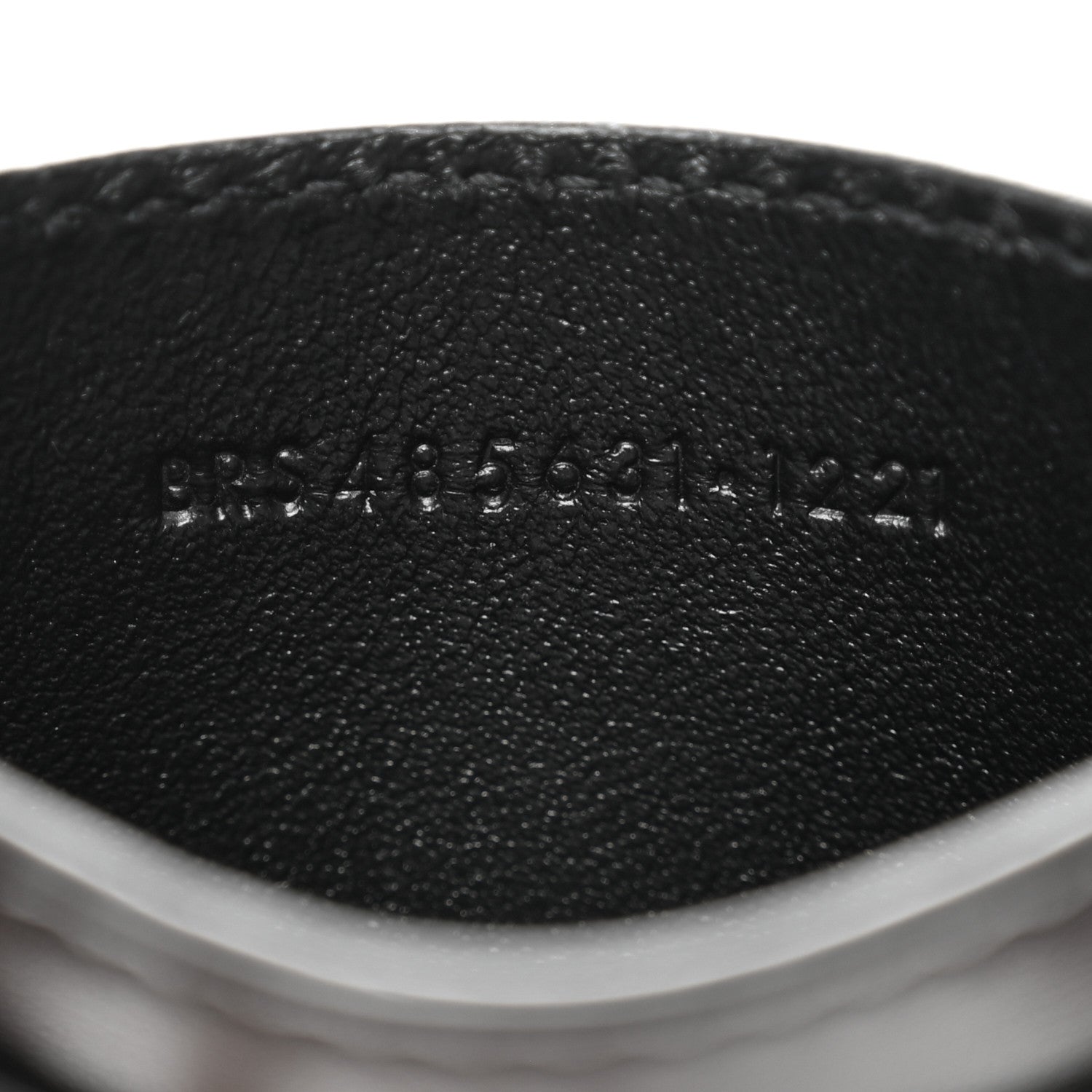 Saint Laurent Calfskin Monogram Credit Card Case Black 7 of 7