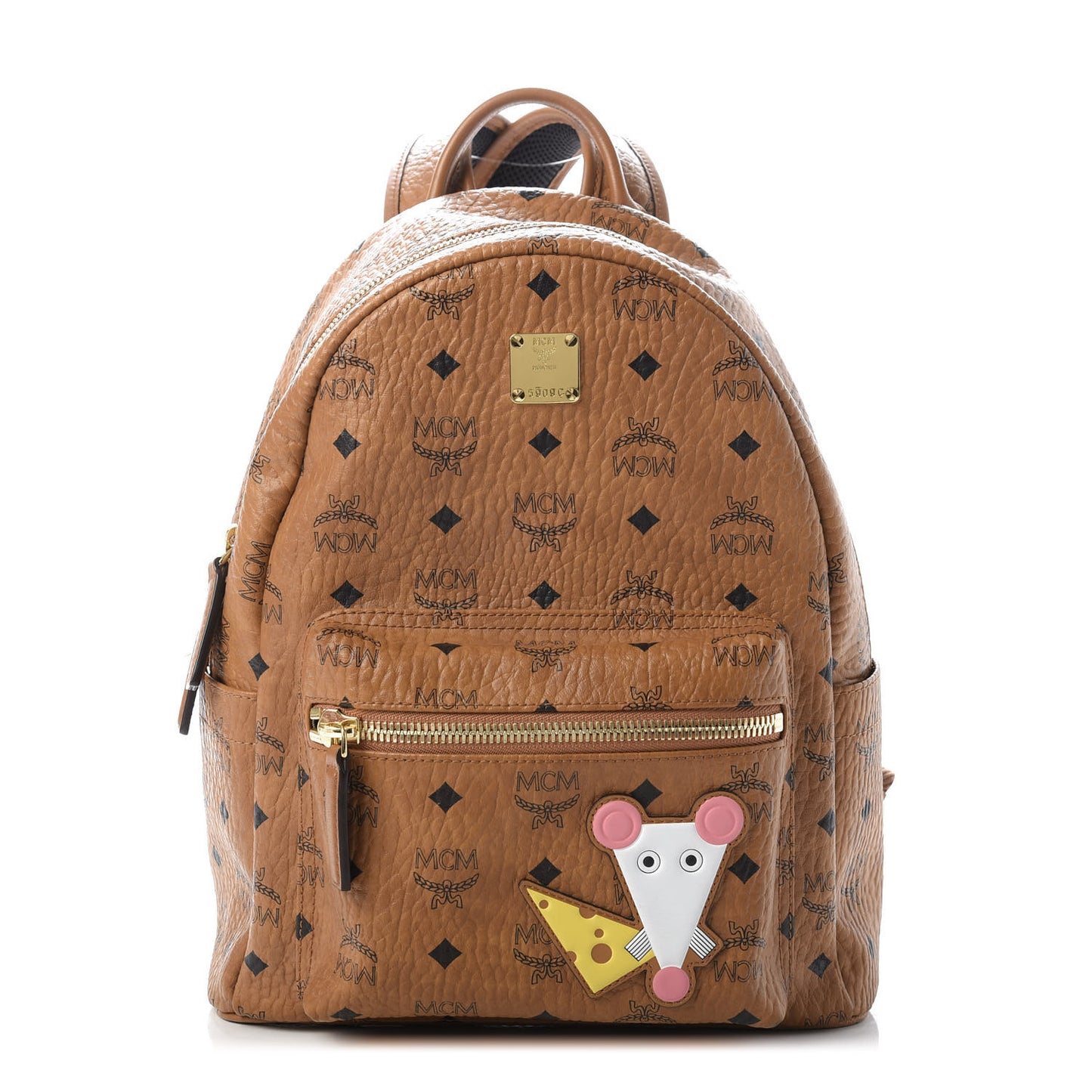 Visetos Year Of The Mouse Small Stark Backpack Cognac