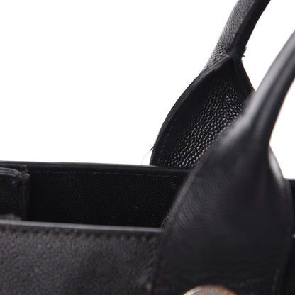 Chanel Caviar Small Studded Deauville Tote Black 11 of 15