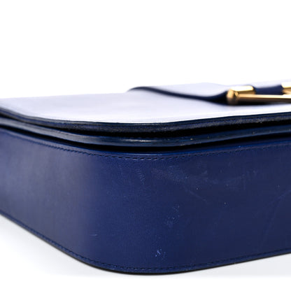 Saint Laurent Calfskin Classic Y Satchel Royal Blue 9 of 17