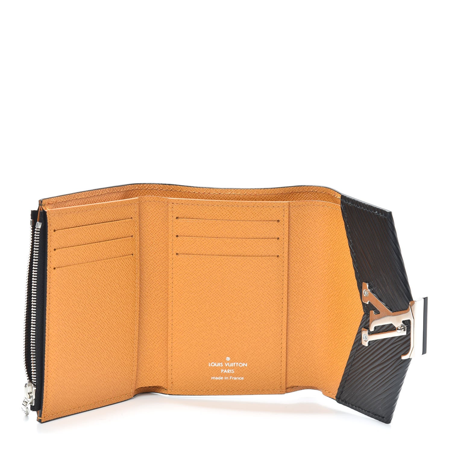 Louis Vuitton Epi Grenelle Compact Wallet Black 5 of 6