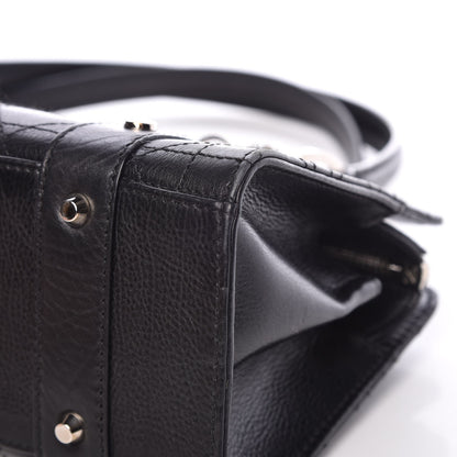 Christian Dior Calfskin Cannage Stitched East West Lady Dior Black 9 of 11