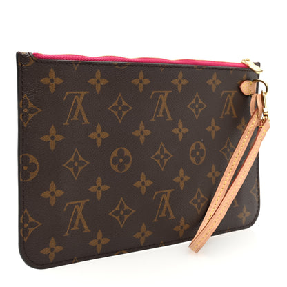 Louis Vuitton Monogram Neverfull MM GM Pochette Pivoine 3 of 6