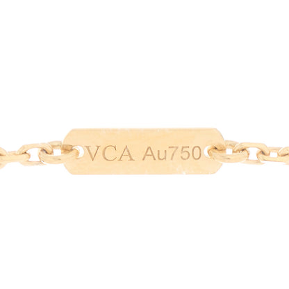 Van Cleef & Arpels 18K Yellow Gold Diamond Large Frivole Pendant Pave Necklace 3 of 4