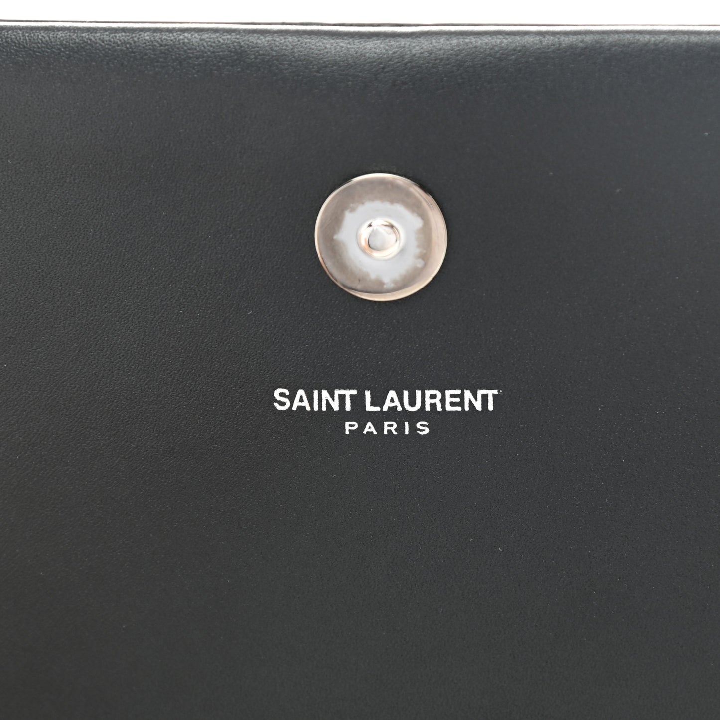 Calfskin Classic Monogram Tassel Clutch Black