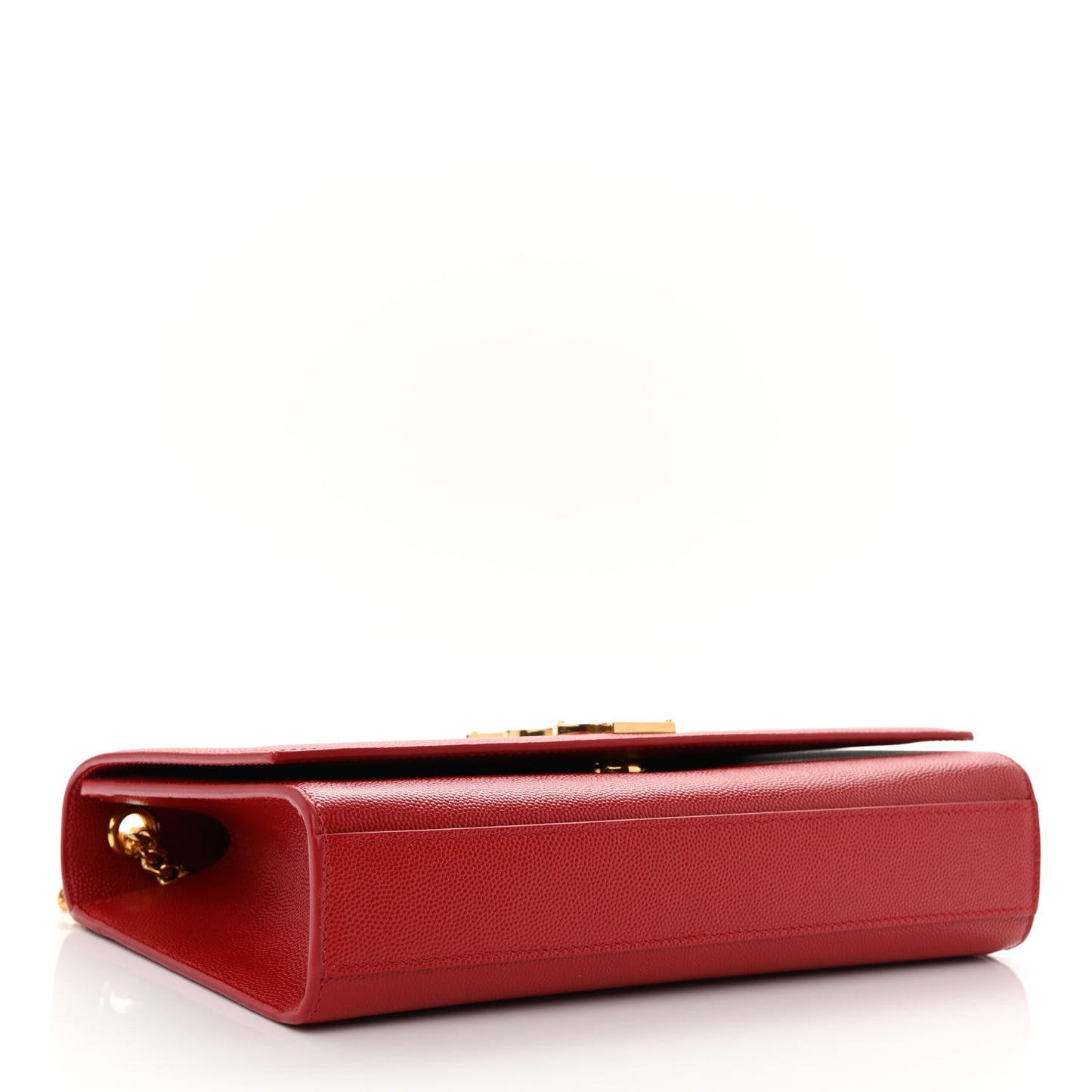 Grain De Poudre Medium Monogram Kate Satchel Red