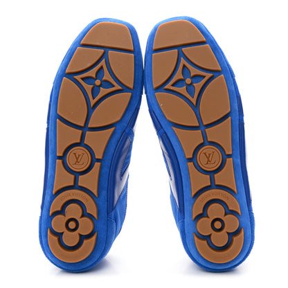 Louis Vuitton Suede Calfskin LV Sneakerina 39.5 Electric Blue 6 of 11