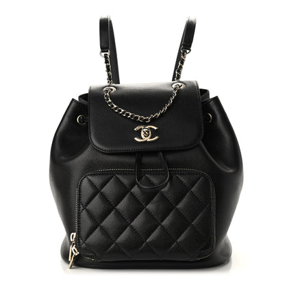 Chanel Caviar Quilted Business Affinity Backpack Black 1 of 9