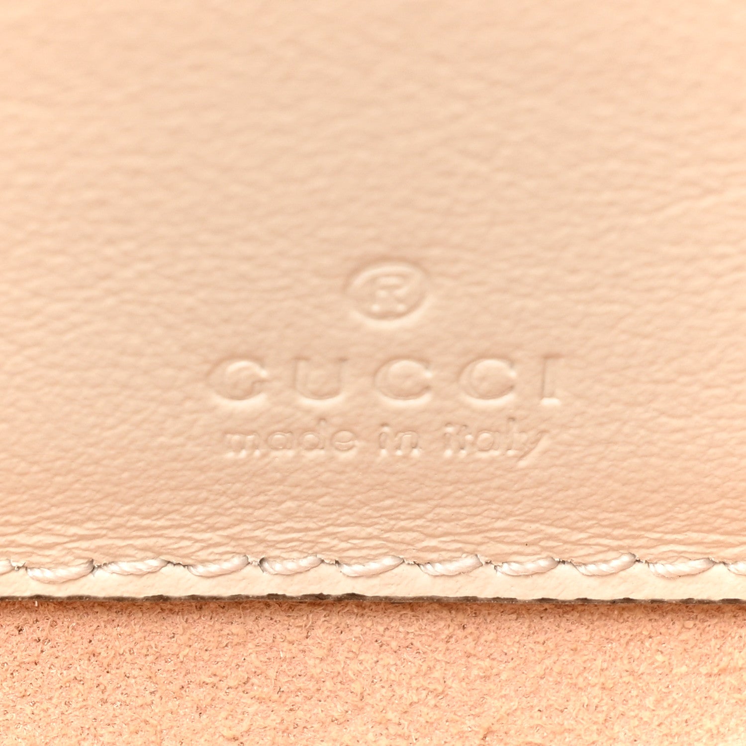 Gucci Textured Calfskin Web Mini Rajah Slim Flap Shoulder Bag Mystic White 6 of 11