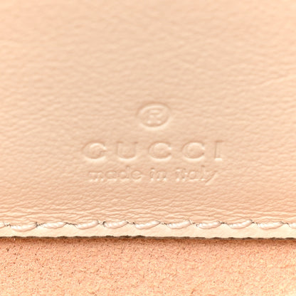 Gucci Textured Calfskin Web Mini Rajah Slim Flap Shoulder Bag Mystic White 6 of 11