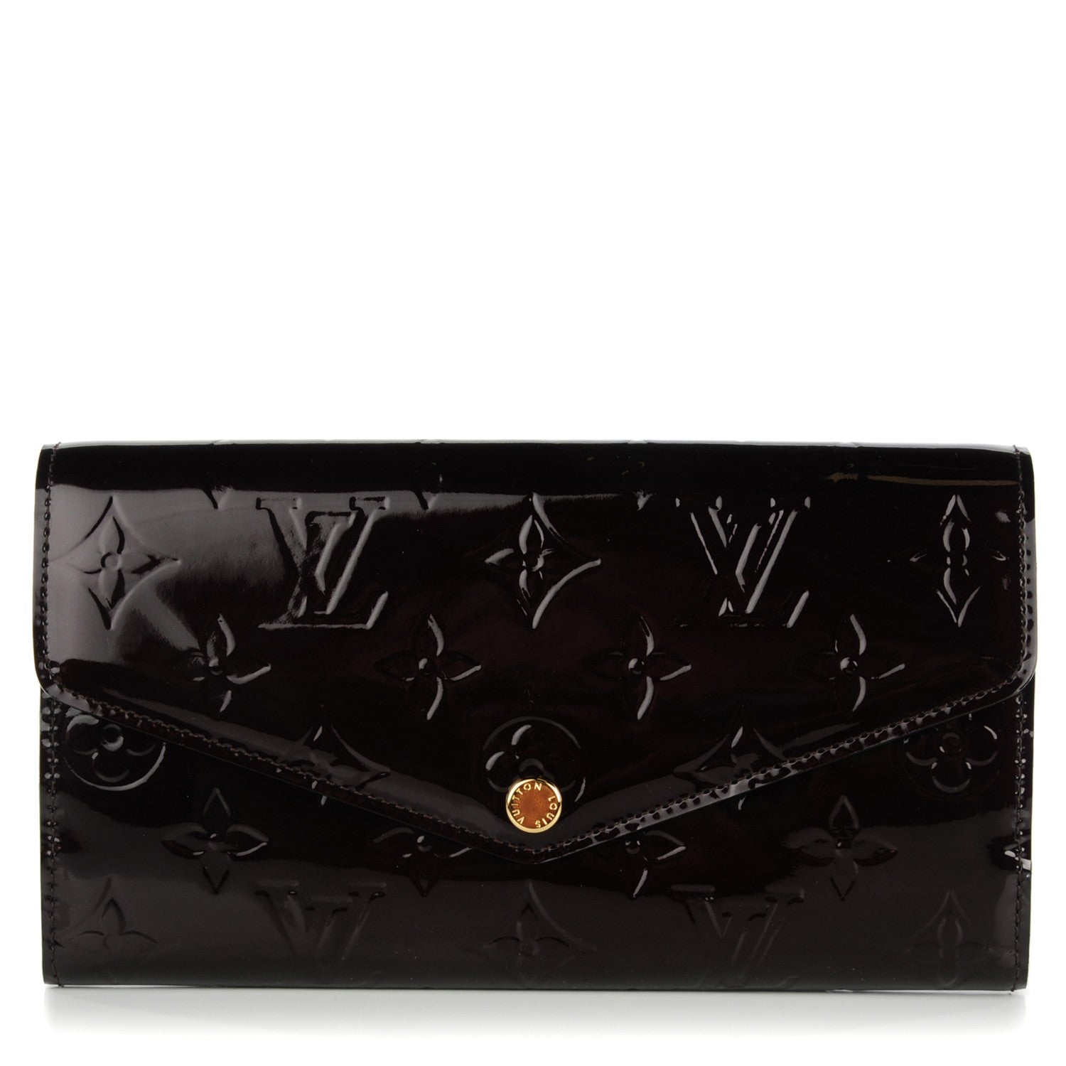 Louis Vuitton Vernis Sarah Wallet NM Amarante 1 of 7