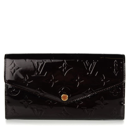 Louis Vuitton Vernis Sarah Wallet NM Amarante 1 of 7