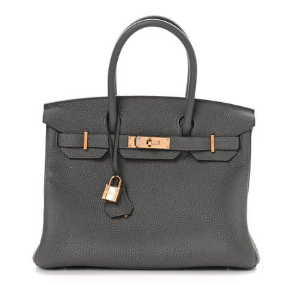 Hermes Togo Birkin 30 Etain 1 of 11