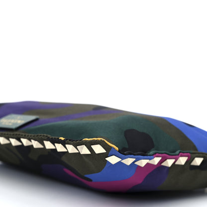 Valentino Garavani Nylon Camouflage Print Rockstud Zip Pouch Multicolor 13 of 13