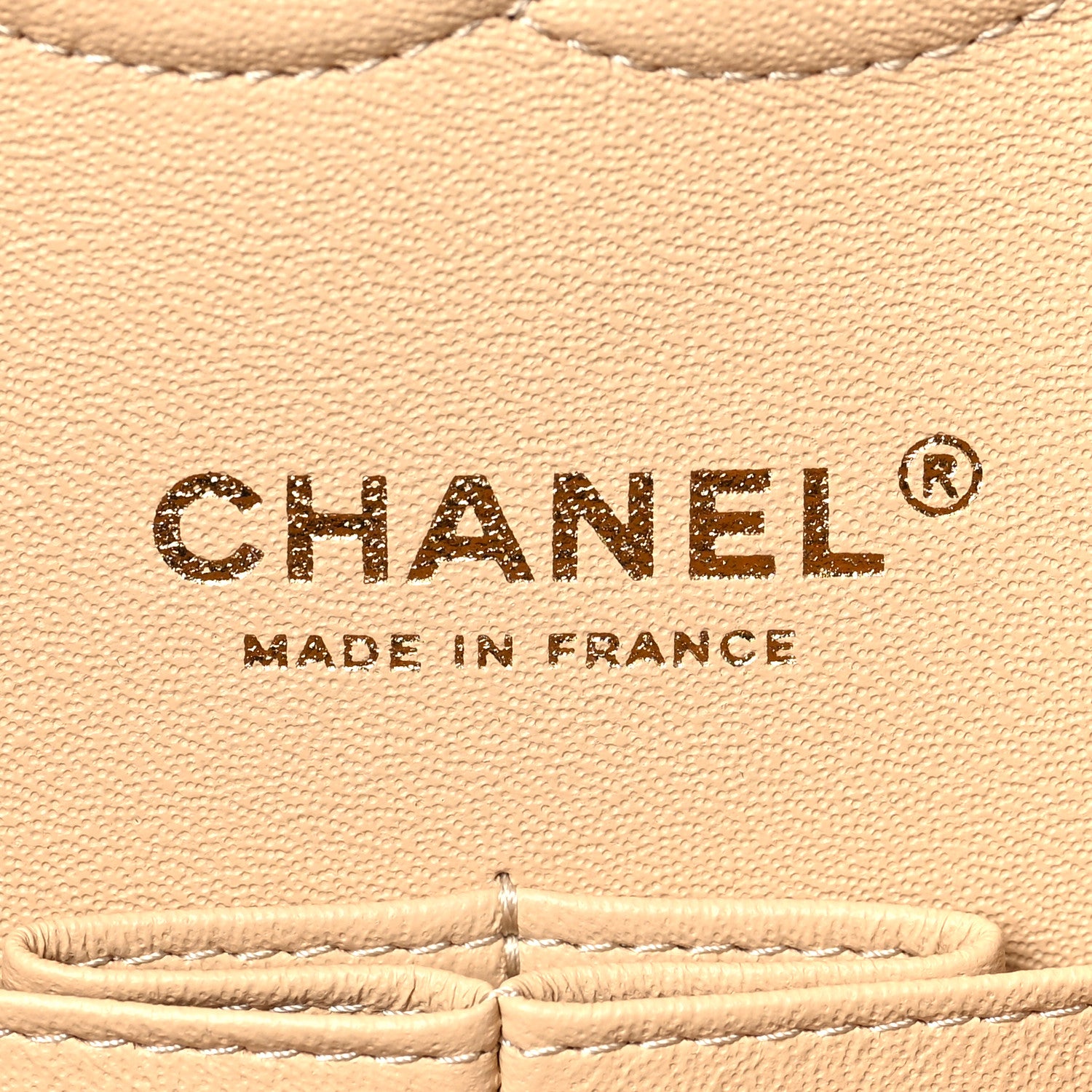 Chanel Caviar Quilted Medium Double Flap Beige Clair 6 of 8