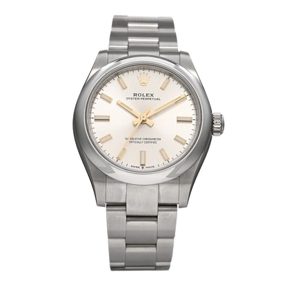 Rolex Stainless Steel 31mm Oyster Perpetual Watch Silver 277200 1 of 5